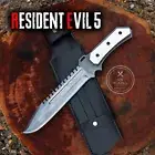 Resident Evil 5: Albert WESKER STARS version Game Replica Full Tang Knife+Sheath