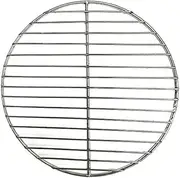 Roast Nets Non-Stick BBQ Mat Grid 304 Stainless Steel Round BBQ Grill Mesh Home Grill Tool Iron Nets Barbecue Accessories 1pc (Color : 33cm Diameter)