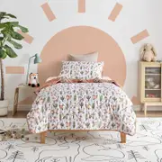 Jack & Ava Comforter Set Shy Fox King Single Bed
