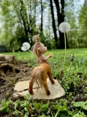 Whimsical Baby Centaur Woodland OOAK Sculpture