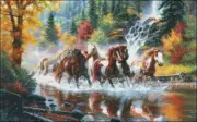Chart Needlework DIY - Counted Cross Stitch Patterns - Born to Run