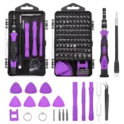 122 in 1 Magnetic Precision Screwdriver Set Electronics Repair Tools Kit Purple
