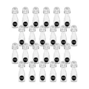 24PK Lemon & Lime Functional Secure Glass Air-Tight Lid Bottle Storage 150ml