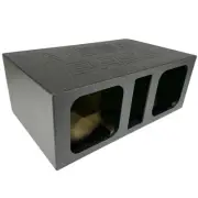 Mega Super Bass Series Enclosure Subwoofer Box Ported 2x10" SQUARE KICKER Woofer