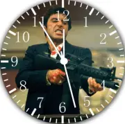 Scar Face Frameless Borderless Wall Clock E26 Nice For Gifts or Home Decor