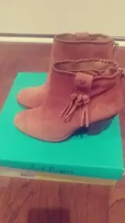 Jack Rogers Greer Suede Boots New In Box perfect for nashville