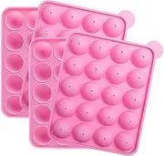 Cake Pop Mould Silicone Lollipop Mould for Hard Candy, Lollipop and Popcake, Pack of 2