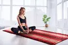 Roll Out Mattress Foldout Mat RED relaxation, day bed, camping or Yoga Matt-RED