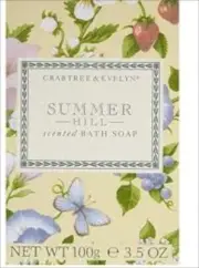 Crabtree Evelyn SUMMER HILL Single Bar Soap 3.4oz New in box