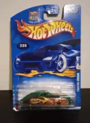 New Mattel Hot Wheels 2002 Collectors No. 235 Green Phantom Corsair, Ages 3+