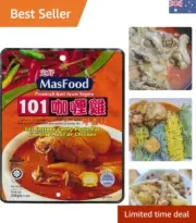 MasFood 101 Instant Curry Paste for Meat or Chicken, 230 g