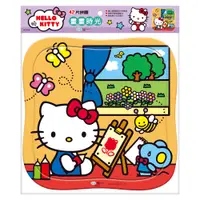 在飛比找誠品線上優惠-HELLO KITTY畫畫時光42片拼圖