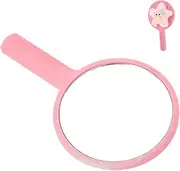 Healeved Cute Hand Mirror Handheld Mirror Handle Small Vintage Style for Teen Rooms Lightweight Portable