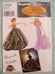 SIMPLICITY SEWING PATTERN 15 1/2" DOLL MASQUERADE PATTI WAGNER MILLER 2003
