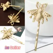 Accessory Gold Tone Hair Clips Pins Bumble Girls Bobby Bee Women