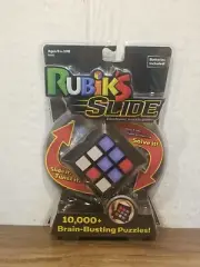 Rubiks Slide Electronic Game 10,000+ Brain Busting Puzzles Cube!
