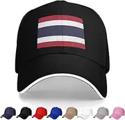 [Generic] National Flag of Thailand Baseball Cap Thai Trucker Dad Hat for Men Women Outdoor Sport Running