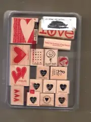 STAMPIN UP RETIRED NEW / UNUSED MIXED SETS ~ LOVE VALENTINE