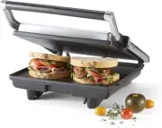 4 Slice Sandwich Press Grill Large Electric Non Stick Grill Jaffle Toast Maker