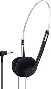 MagiDeal Steel Wire Headphone Headband Earphone Lightweight Photography Prop for Gym Running Airplane Riding Kids, Black