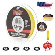 300-Yard Superline Braid Fishing Line - 20lb Hi-Vis Yellow Braided Polyethylene