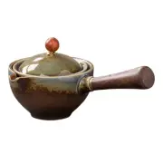 Gongfu Ceramic Teapot - 360° Rotating Infuser, 160ml Portable Tea Maker