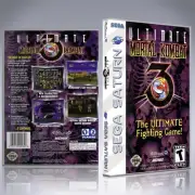 Sega Saturn Custom Case - NO GAME - Ultimate Mortal Kombat 3