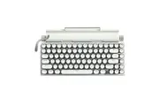 83-key Retro Typewriter Mechanical Keyboard - Hot Swappable, Bluetooth 5.0 (3 Devices) and USB-C Wired Connection, RGB Backlighting, Dual Knobs and Mode Bar