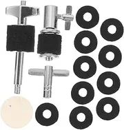 Kisangel 1 Set Drum Hi Hat Clutch Replacement Parts with Cymbal Felt Washers Durable Drum Supplies Easy Installation for Percussion Instruments