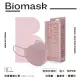【BioMask杏康安】四層成人醫用口罩- 莫蘭迪系列-乾燥玫瑰粉-10入/盒(醫療級、韓版立體、台灣製造)