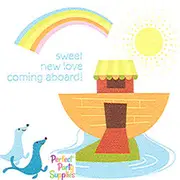 Whimsical Ark Beverage Napkin 16 pack