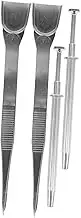 OKUMEYR 1 Set Cake Decorating Tool Includes Pearl Sprinkle Grabber Tweezers and Sprinkler Scoop for Ice and Pastry Decoration for Beginners and Baking Enthusiasts