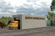 Bachmann HO Single-Stall Engine House (Shed) Scene Scapes 35115