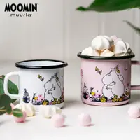 在飛比找ETMall東森購物網優惠-MOOMIN芬蘭進口muurla成人搪瓷杯辦公室歐式咖啡杯可