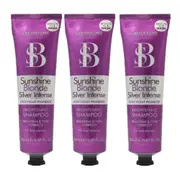 3 x Creightons Sunshine Blonde Silver Brightening Shampoo