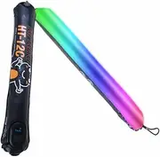 H-12C Inflatable Video Light Wand 12W Handheld Air Column Light Stick 2500K-6500K Dimmable 20 FX Scene Lighting Effects Built-in Battery Magnetic Adsorption for Product Portrait