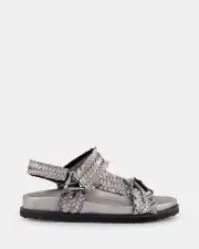 Shelly Shen Zeke/Pewter Womens Sandals 40