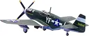 1:72 Alloy WWII US P-51B Mustang Fighter 358th Air Wing 355 Squadron Fighter Toy Aircraft Model Simulation Aviation Science Exhibition Model