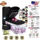 6-in-1 Vegetable Chopper and Mandoline Slicer - Safe Kitchen Essential, Black