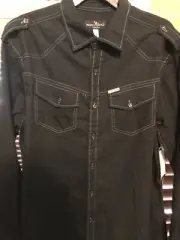 Marc Ecko Men’s Shirt Size L Black