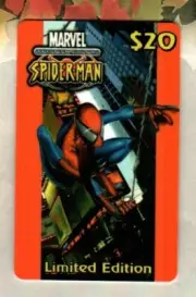 GTC TELECOM Ultimate Spider-Man, MARVEL ( 2002 ) Phone Card ( EXPIRED )