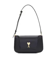 Adjustable shoulder strap single shoulder bag One size Black