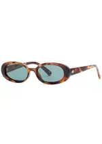 LE Specs Outta Love Oval-frame Sunglasses - Havana ONE SIZE
