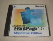 MICROSOFT FRONT PAGE 1.0 FrontPage Mac OS. New and Sealed