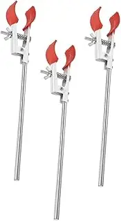 Hohopeti Universal Flask Clamp 3pcs Clamp Triangle Flask Clips Lab Accessory Boys and Girls Friendly Sturdy