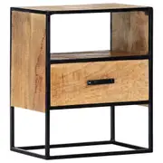 Nightstand 40x30x50 cm Solid Mango Wood vidaXL