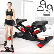 Steppers for Exercise, Exercise Step Machine with LCD Monitor Stepper Machine Fitness Aerobic Stepper Small and Compact