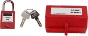 Tagout Lock Out, Electrical Plug Lockout Stainless Steel for Industrial Chemical for Electric Power