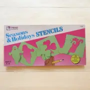 Vintage Trend Seasons & Holidays Stencil Set Of 24 Stencils