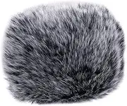 ERINGOGO Microphone Cover Furry Mic Protector Soft Durable Windshield for Recording Studios Meetings Performances Easy to Install Safe for Use